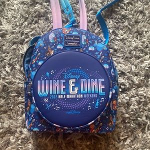 2022 Wine and Dine Half Marathon Weekend Loungefly Mini Backpack